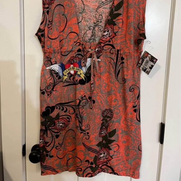 Women’s size large American Crown tunic blouse. New with tags. - Picture 2 of 6